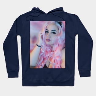 Ivetastic with pink hair Hoodie